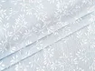 Лен коттон лакр лиственное плетение, пыльный голубой - интернет-магазин tkani-atlas.com.ua