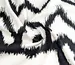 Штапель шовковистий геометрична абстракція, молочний з чорним (відріз 1,7 м) - фото 1 - інтернет-магазин tkani-atlas.com.ua