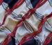 Трикотаж масло геометрические ремешки, темно-синий с красным (отрез 2,3 м) - фото 2 - интернет-магазин tkani-atlas.com.ua