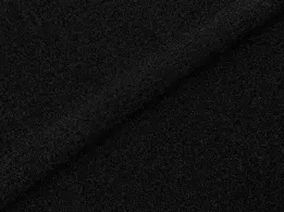 Хутро на трикотажі блискуче, чорний - інтернет-магазин tkani-atlas.com.ua
