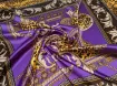 Атлас стрейч хустинка, фіолетовий - інтернет-магазин tkani-atlas.com.ua