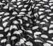 Шифон креш зонтики, черный - фото 1 - интернет-магазин tkani-atlas.com.ua