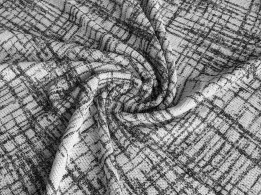 Трикотаж літо геометричне плетіння, сірий - інтернет-магазин tkani-atlas.com.ua