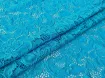 Гіпюр стрейч Класика квітка мереживо, бірюзовий - інтернет-магазин tkani-atlas.com.ua