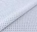 Стрейч поплин принт решетка 4 мм, белый - фото 1 - интернет-магазин tkani-atlas.com.ua