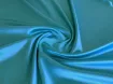 Атлас однотонный, глубокий бирюзовый - интернет-магазин tkani-atlas.com.ua