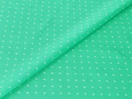 Поплін сорочечний квітка 4 мм, м'ята - інтернет-магазин tkani-atlas.com.ua