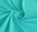 Супер софт принт горошки 2 мм, темно-синий на мятном - фото 1 - интернет-магазин tkani-atlas.com.ua