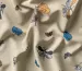 Софт принт насекомые, бежевый - фото 3 - интернет-магазин tkani-atlas.com.ua