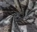 Софт принт геометрична абстракція, темно-сірий - фото 1 - інтернет-магазин tkani-atlas.com.ua