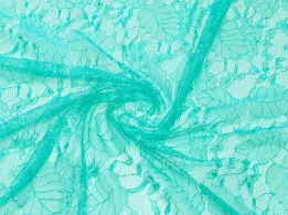 Гипюр нейлон кружевная нежность, бирюзовый - интернет-магазин tkani-atlas.com.ua
