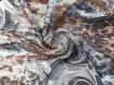Шифон Вена цветочный, коричневый с серым - интернет-магазин tkani-atlas.com.ua