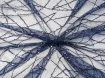Фатин з  паєткою геометрія, темно-синій - інтернет-магазин tkani-atlas.com.ua