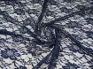 Гіпюр стрейчевий квіткова казка, темно-синій - інтернет-магазин tkani-atlas.com.ua