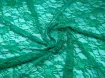 Гипюр цветочный цветочная нежность, бирюзово-зелёный - интернет-магазин tkani-atlas.com.ua