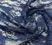 Гипюр цветочный цветочная нежность, темно-синий - фото 3 - интернет-магазин tkani-atlas.com.ua