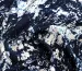 Штапель шелковистый акварельная абстракция, темно-синий с белым - фото 3 - интернет-магазин tkani-atlas.com.ua