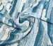 Креп шелк акварельная абстракция, синий - фото 1 - интернет-магазин tkani-atlas.com.ua