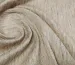 Льон з нейлоном жатка меланжевий, бежевий з коричневим - фото 2 - інтернет-магазин tkani-atlas.com.ua