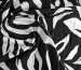 Лен Бохо лиственная сказка, черный - фото 2 - интернет-магазин tkani-atlas.com.ua