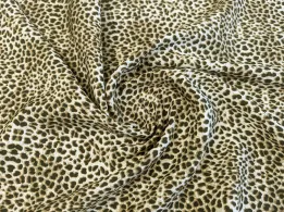 Вискоза шелк Бохо ягуар, бежево-коричневый - интернет-магазин tkani-atlas.com.ua