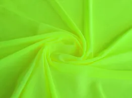 Шифон однотонный уценка (брак), лимонный неоновый - интернет-магазин tkani-atlas.com.ua
