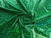 Трикотаж масло голограмма, зеленый - интернет-магазин tkani-atlas.com.ua