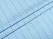 Лен вискоза полоска 32 мм, голубой с черным - интернет-магазин tkani-atlas.com.ua