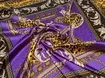 Атлас стрейч хустинка, фіолетовий (відріз 0,65 м) - інтернет-магазин tkani-atlas.com.ua