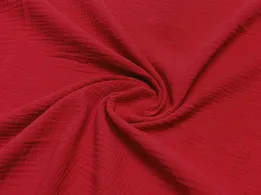 Муслін двошаровий, червоний рубін - інтернет-магазин tkani-atlas.com.ua